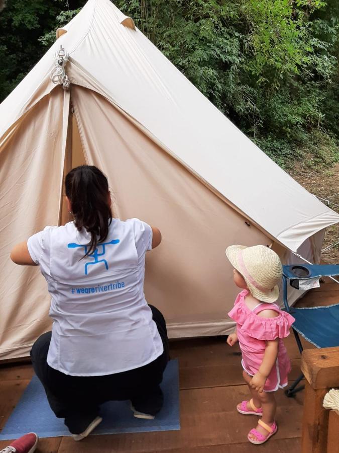 River Tribe Glamping Laino Borgo 외부 사진